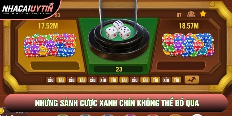 Những sảnh cược xanh chín không thể bỏ qua Những sảnh cược xanh chín không thể bỏ qua