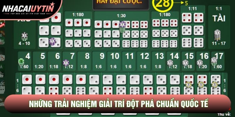 Những trải nghiệm giải trí đột phá chuẩn quốc tế Những trải nghiệm giải trí đột phá chuẩn quốc tế